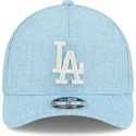 jasnoniebieska-zakrzywiona-czapka-snapback-9forty-m-crown-a-frame-cotton-weave-los-angeles-dodgers-mlb-new-era