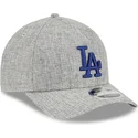 szara-czapka-z-zakrzywionym-daszkiem-snapback-z-niebieskim-logo-9forty-m-crown-a-frame-cotton-weave-los-angeles-dodgers-mlb-od-n