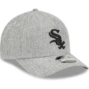 szara-czapka-z-zakrzywionym-daszkiem-snapback-9forty-m-crown-a-frame-cotton-weave-chicago-white-sox-mlb-od-new-era