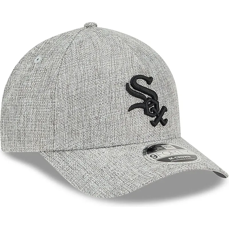 szara-czapka-z-zakrzywionym-daszkiem-snapback-9forty-m-crown-a-frame-cotton-weave-chicago-white-sox-mlb-new-era