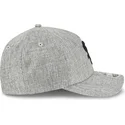 new-era-curved-brim-9forty-m-crown-a-frame-cotton-weave-chicago-white-sox-mlb-grey-snapback-cap