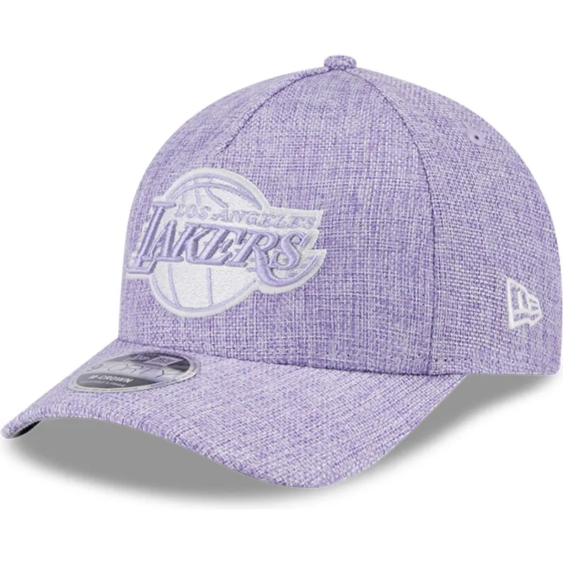 fioletowa-czapka-z-daszkiem-snapback-9forty-m-crown-a-frame-cotton-weave-los-angeles-lakers-nba-new-era