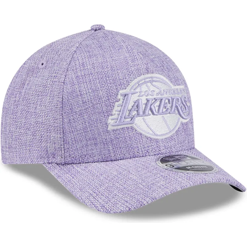 fioletowa-czapka-z-daszkiem-snapback-9forty-m-crown-a-frame-cotton-weave-los-angeles-lakers-nba-new-era