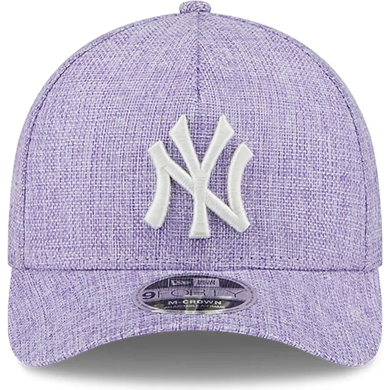 fioletowa-zakrzywiona-czapka-snapback-9forty-m-crown-a-frame-cotton-weave-new-york-yankees-mlb-new-era