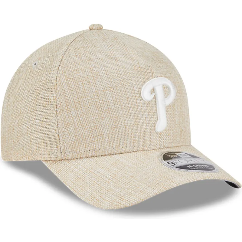 bezowa-czapka-z-zakrzywionym-daszkiem-snapback-9forty-m-crown-a-frame-cotton-weave-philadelphia-phillies-mlb-new-era