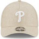 bezowa-czapka-z-zakrzywionym-daszkiem-snapback-9forty-m-crown-a-frame-cotton-weave-philadelphia-phillies-mlb-new-era