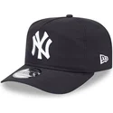 new-era-curved-brim-golfer-everyday-nylon-new-york-yankees-mlb-black-adjustable-cap