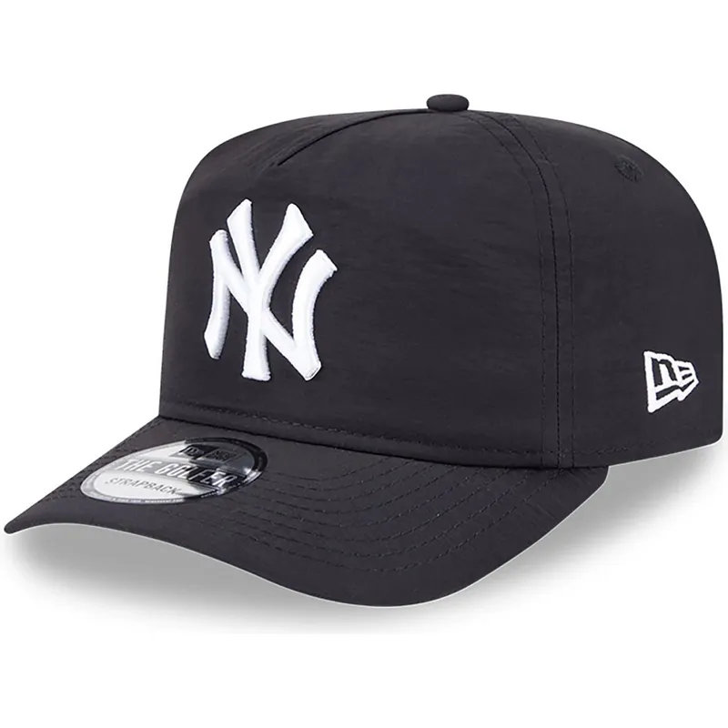 czapka-z-zakrzywionym-daszkiem-czarna-regulowana-golfer-everyday-nylon-new-york-yankees-mlb-new-era