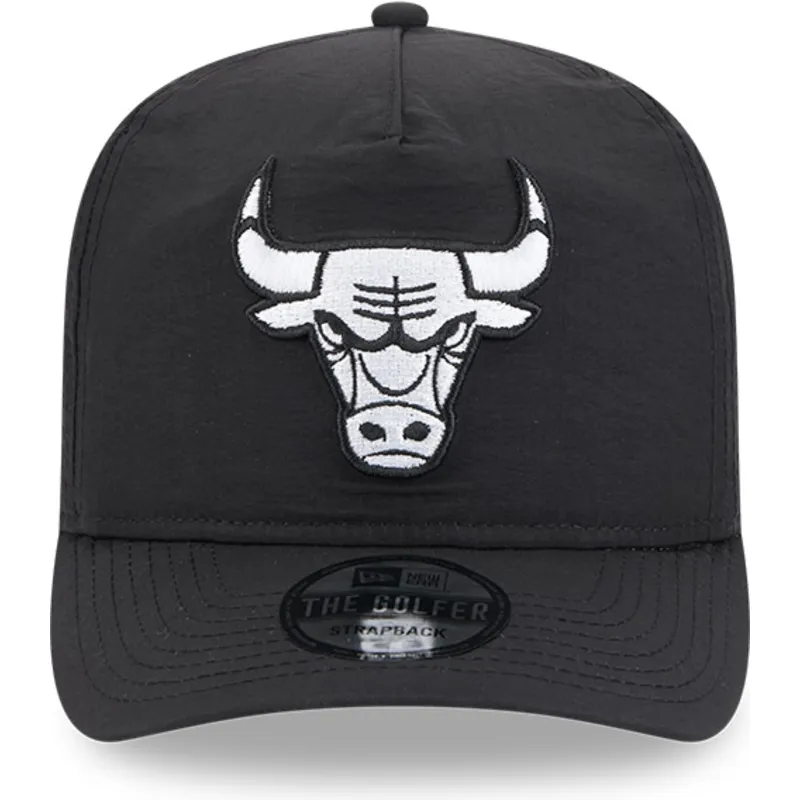 czarna-regulowana-czapka-z-zakrzywionym-daszkiem-golfer-everyday-nylon-chicago-bulls-nba-new-era