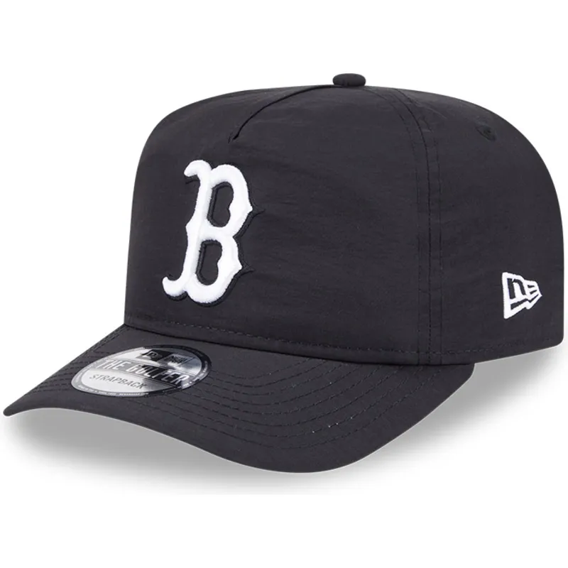 czapka-z-zakrzywionym-daszkiem-czarna-regulowana-golfer-everyday-nylon-boston-red-sox-mlb-new-era