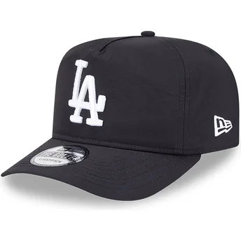 Czarna zakrzywiona regulowana czapka Golfer Everyday Nylon Los Angeles Dodgers MLB od New Era