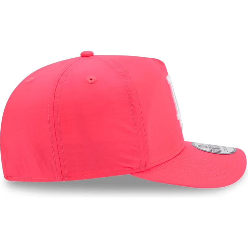 rozowa-regulowana-czapka-z-zakrzywionym-daszkiem-golfer-everyday-nylon-los-angeles-dodgers-mlb-new-era