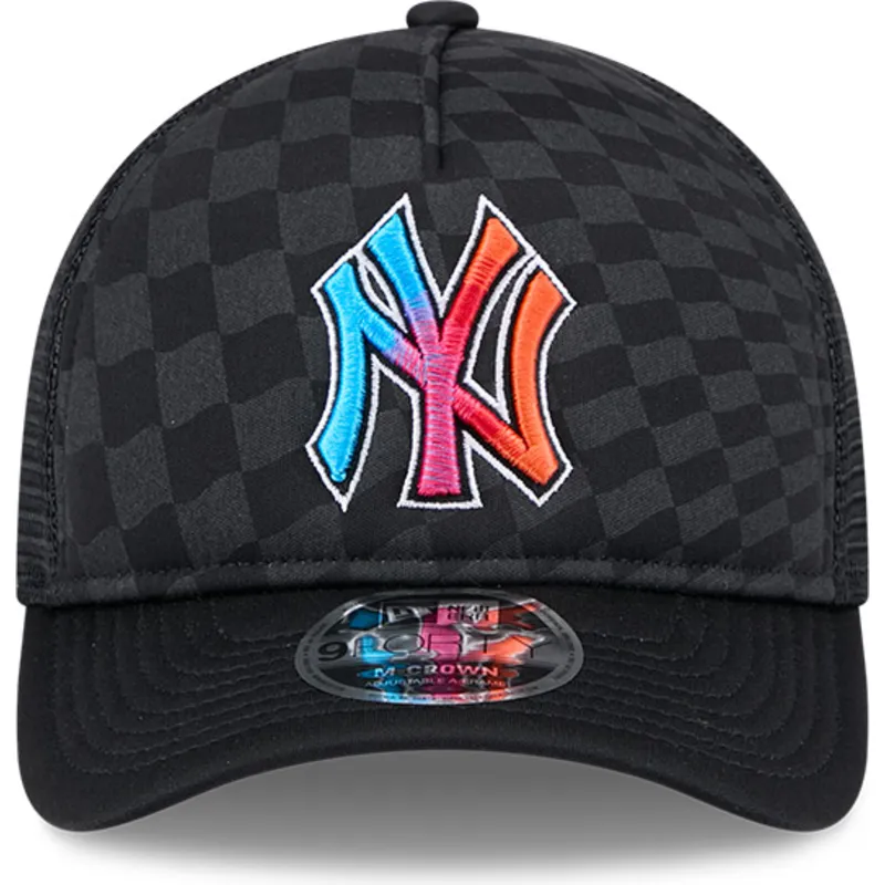 czapka-trucker-czarna-9forty-m-crown-a-frame-gradient-raceway-new-york-yankees-mlb-new-era