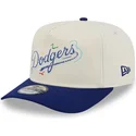 biala-i-niebieska-zakrzywiona-czapka-snapback-golfer-team-scribble-los-angeles-dodgers-mlb-new-era