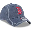 niebieska-regulowana-czapka-z-zakrzywionym-daszkiem-9twenty-washed-contrast-boston-red-sox-mlb-new-era