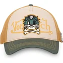 von-dutch-pir-cb-beige-and-green-trucker-hat