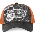 czapka-trucker-czarna-i-pomaranczowa-subl01-von-dutch