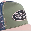 czapka-trucker-zielona-niebieska-i-rozowa-used-03-von-dutch
