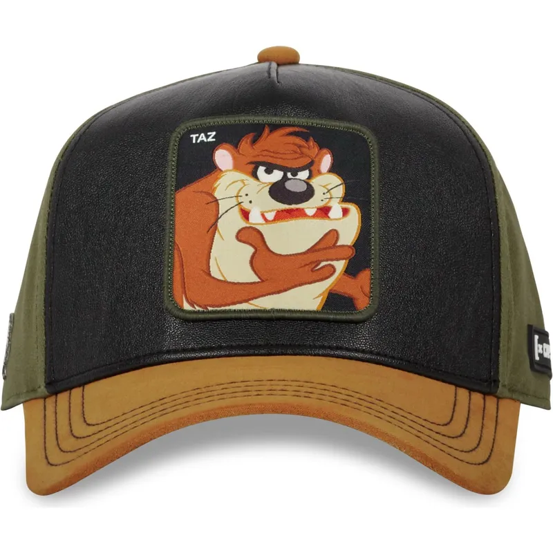 czapka-z-daszkiem-czarna-zielona-i-brazowa-snapback-diabel-tasmanski-loo10-taz-looney-tunes-od-capslab