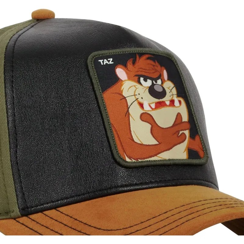 czapka-z-daszkiem-czarna-zielona-i-brazowa-snapback-diabel-tasmanski-loo10-taz-looney-tunes-od-capslab