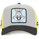 czapka-z-daszkiem-szara-zolta-i-czarna-snapback-bugs-bunny-loo11-bep1-looney-tunes-od-capslab