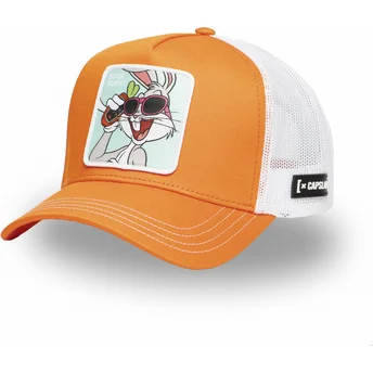Czapka trucker pomarańczowo-biała Bugs Bunny LOO11 BUG2 Looney Tunes od Capslab