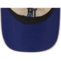 new-era-curved-brim-blue-logo-9twenty-linen-spring-training-fan-pack-2025-los-angeles-dodgers-mlb-beige-adjustable-cap