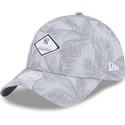 new-era-curved-brim-women-9twenty-leaf-open-back-spring-training-fan-pack-2025-new-york-yankees-mlb-grey-adjustable-cap