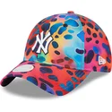 regulowana-wielokolorowa-czapka-z-daszkiem-dla-kobiet-9twenty-spots-spring-training-fan-pack-2025-new-york-yankees-mlb-od-new-er