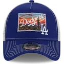 czapka-trucker-niebiesko-biala-9forty-a-frame-patch-spring-training-fan-pack-2025-los-angeles-dodgers-mlb-new-era