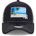 czapka-trucker-granatowo-biala-9forty-a-frame-patch-spring-training-fan-pack-2025-new-york-yankees-mlb-new-era