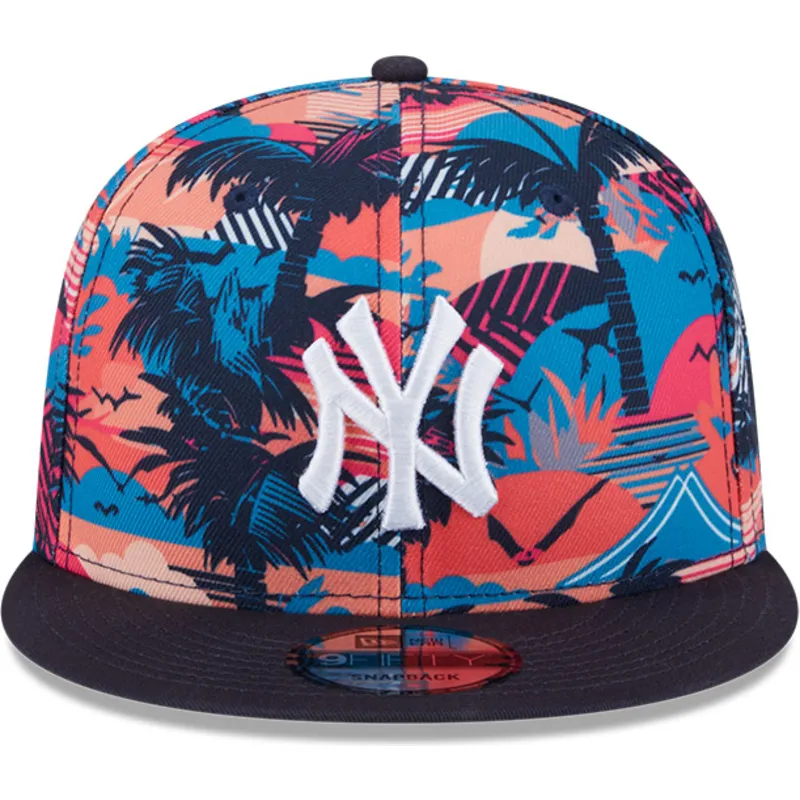 wielokolorowa-plaska-czapka-snapback-9fifty-printed-spring-training-fan-pack-2025-new-york-yankees-mlb-new-era