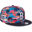 wielokolorowa-plaska-czapka-snapback-9fifty-printed-spring-training-fan-pack-2025-boston-red-sox-mlb-new-era