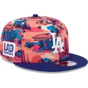 czapka-z-daszkiem-plaska-wielokolorowa-snapback-9fifty-printed-spring-training-fan-pack-2025-los-angeles-dodgers-mlb-od-new-era