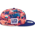 wielokolorowa-plaska-czapka-snapback-9fifty-printed-spring-training-fan-pack-2025-los-angeles-dodgers-mlb-new-era