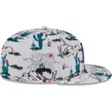 biala-czapka-z-plaskim-daszkiem-snapback-9fifty-print-spring-training-fan-pack-2025-los-angeles-dodgers-mlb-od-new-era