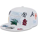 biala-plaska-czapka-snapback-9fifty-scatter-spring-training-fan-pack-2025-mlb-grapefruit-league-logo-new-era