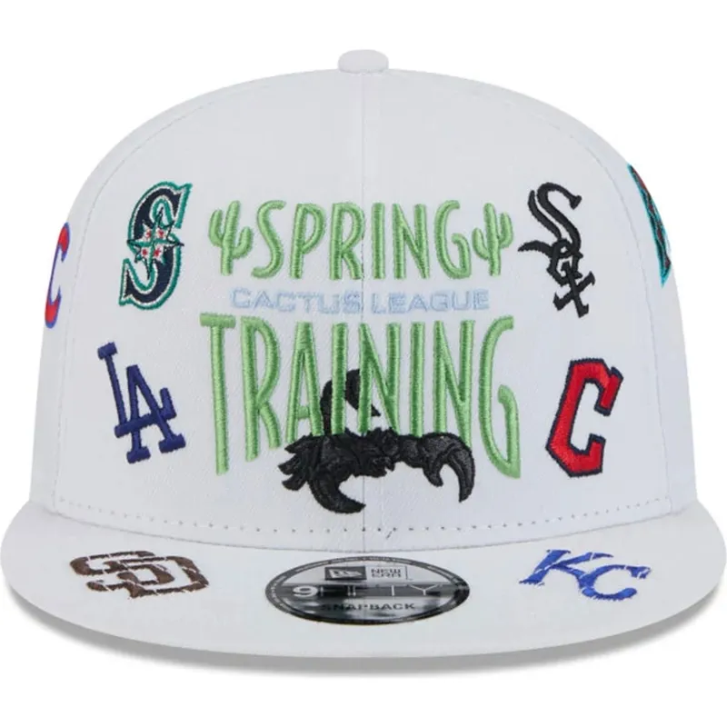 biala-plaska-czapka-snapback-9fifty-scatter-spring-training-fan-pack-2025-mlb-cactus-league-logo-new-era