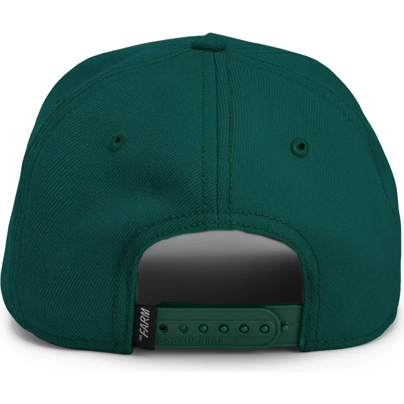 zielona-czapka-z-daszkiem-snapback-koza-goat-greatest-field-100-the-farm-od-goorin-bros