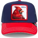czapka-trucker-granatowo-czerwona-z-ptakiem-the-bird-fab-farm-od-goorin-bros