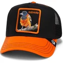 czapka-trucker-czarno-pomaranczowa-z-ptakiem-the-diehard-bird-fab-farm-od-goorin-bros