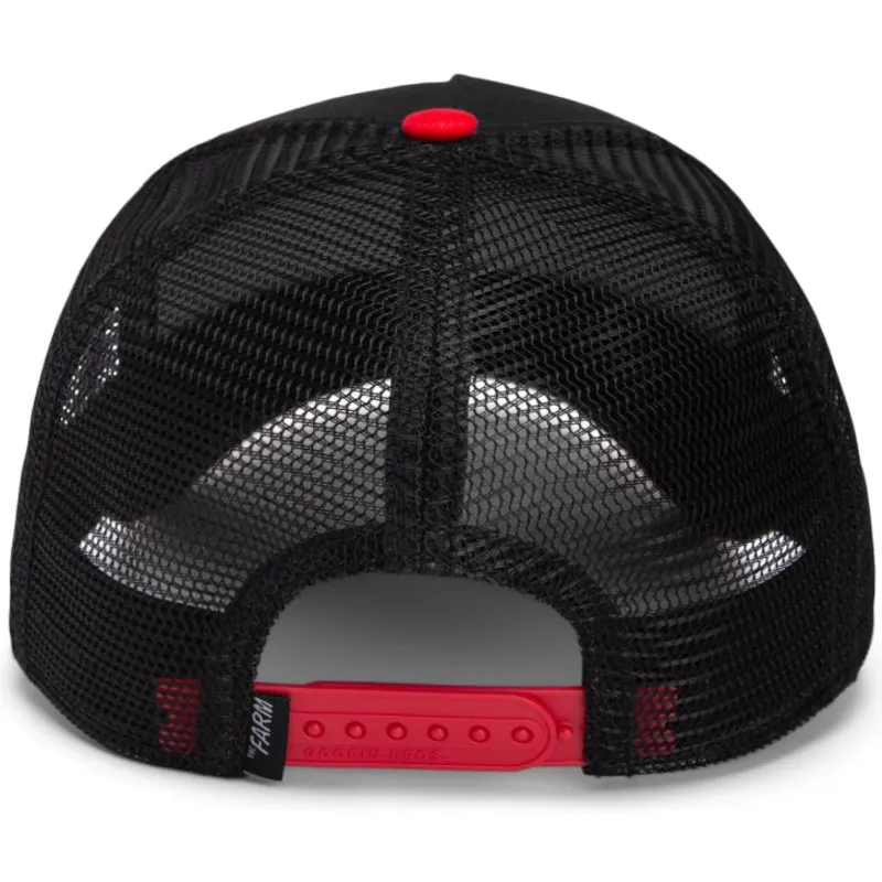 czapka-trucker-czarna-i-czerwona-koza-the-goat-steer-fab-farm-od-goorin-bros
