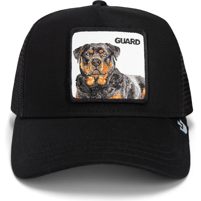 czapka-trucker-czarna-pies-rottweiler-the-guard-dog-core-combo-the-farm-od-goorin-bros