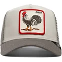 czapka-trucker-szara-kogut-the-cock-global-core-the-farm-od-goorin-bros