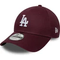 regulowana-bordowa-czapka-z-zakrzywionym-daszkiem-9forty-colour-pack-los-angeles-dodgers-mlb-od-new-era