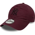 czapka-z-zakrzywionym-daszkiem-w-kolorze-bordowym-regulowana-9twenty-colour-pack-new-york-yankees-mlb-od-new-era