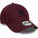 czapka-z-zakrzywionym-daszkiem-w-kolorze-bordowym-regulowana-9twenty-colour-pack-new-york-yankees-mlb-od-new-era