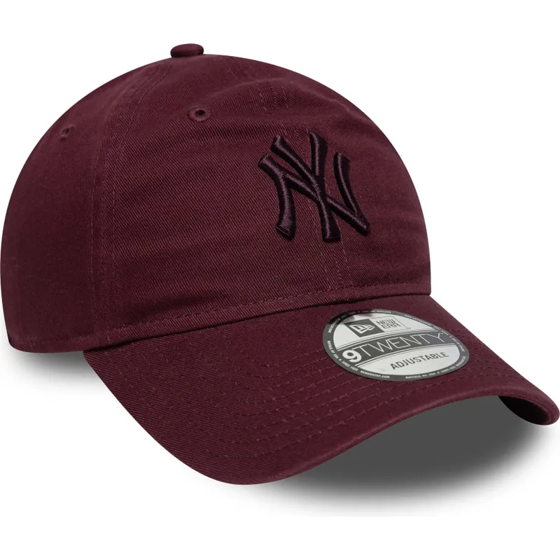 regulowana-bordowa-czapka-z-zakrzywionym-daszkiem-9twenty-colour-pack-new-york-yankees-mlb-new-era