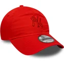 czerwona-zakrzywiona-czapka-z-regulacja-i-czerwonym-logo-9twenty-colour-pack-new-york-yankees-mlb-od-new-era