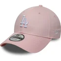rozowa-regulowana-czapka-z-zakrzywionym-daszkiem-9forty-colour-pack-los-angeles-dodgers-mlb-new-era